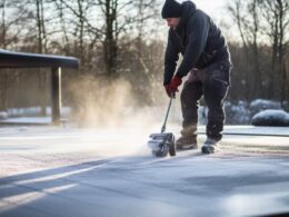 Pielęgnacja betonu zimą - jak dbać o beton w niskich temperaturach