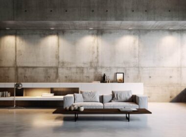 Surowa ściana: jak stworzyć wnętrze z betonu architektonicznego w domu